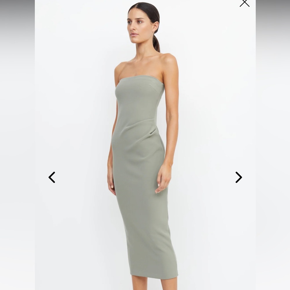 Bec & Bridge Sage Green Midi Dress